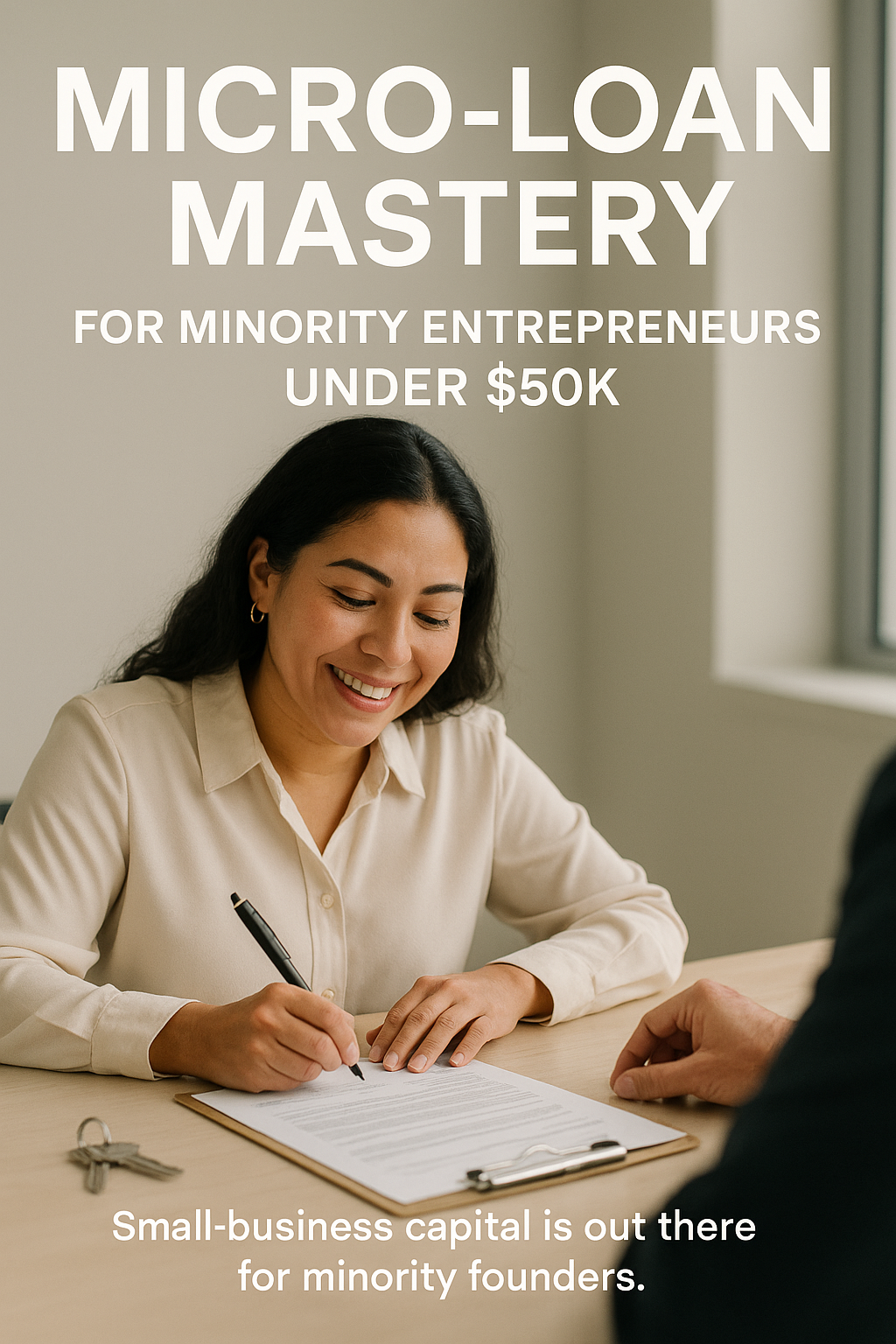 Micro-Loan Mastery for Minority Entrepreneurs Under $50K digital guide cover