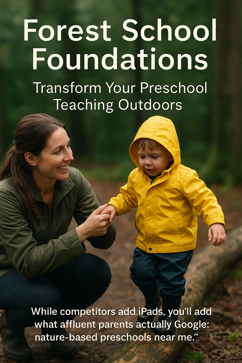 Forest School Foundations: Transform Your Preschool Teaching Outdoors digital guide cover