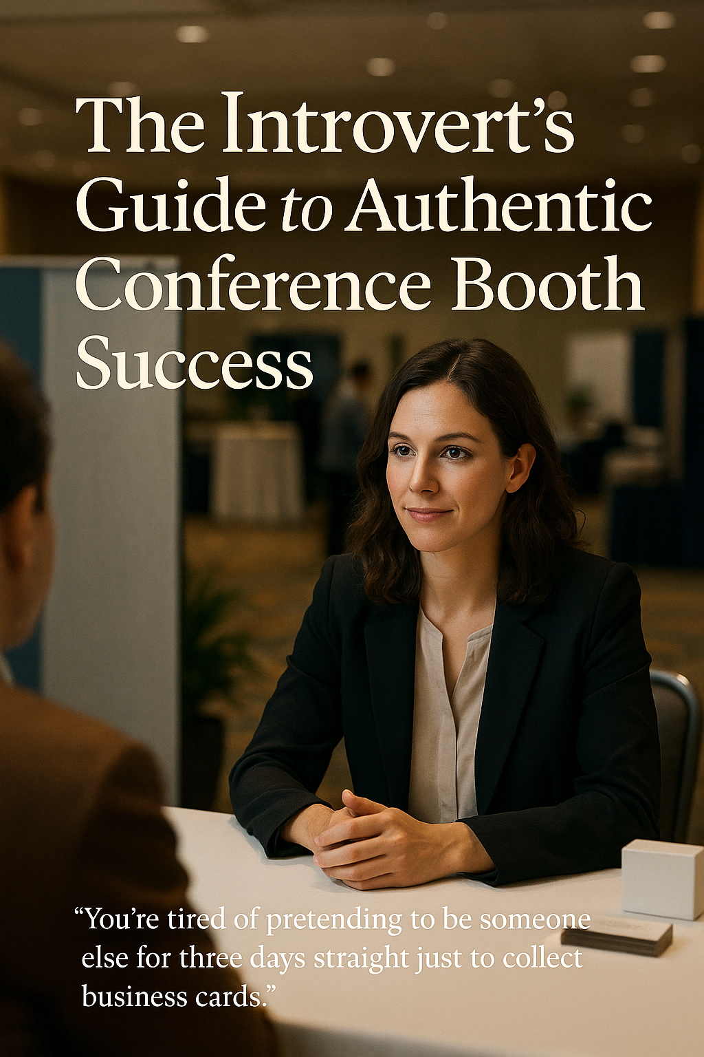 The Introvert's Guide to Authentic Conference Booth Success digital guide cover