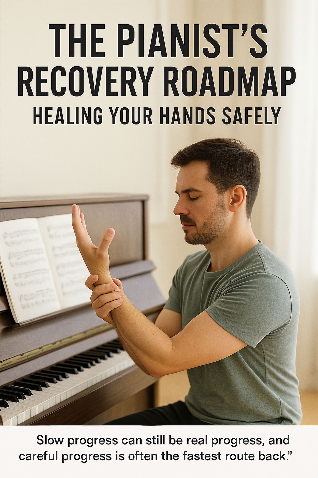The Pianist's Recovery Roadmap: Healing Your Hands Safely digital guide cover