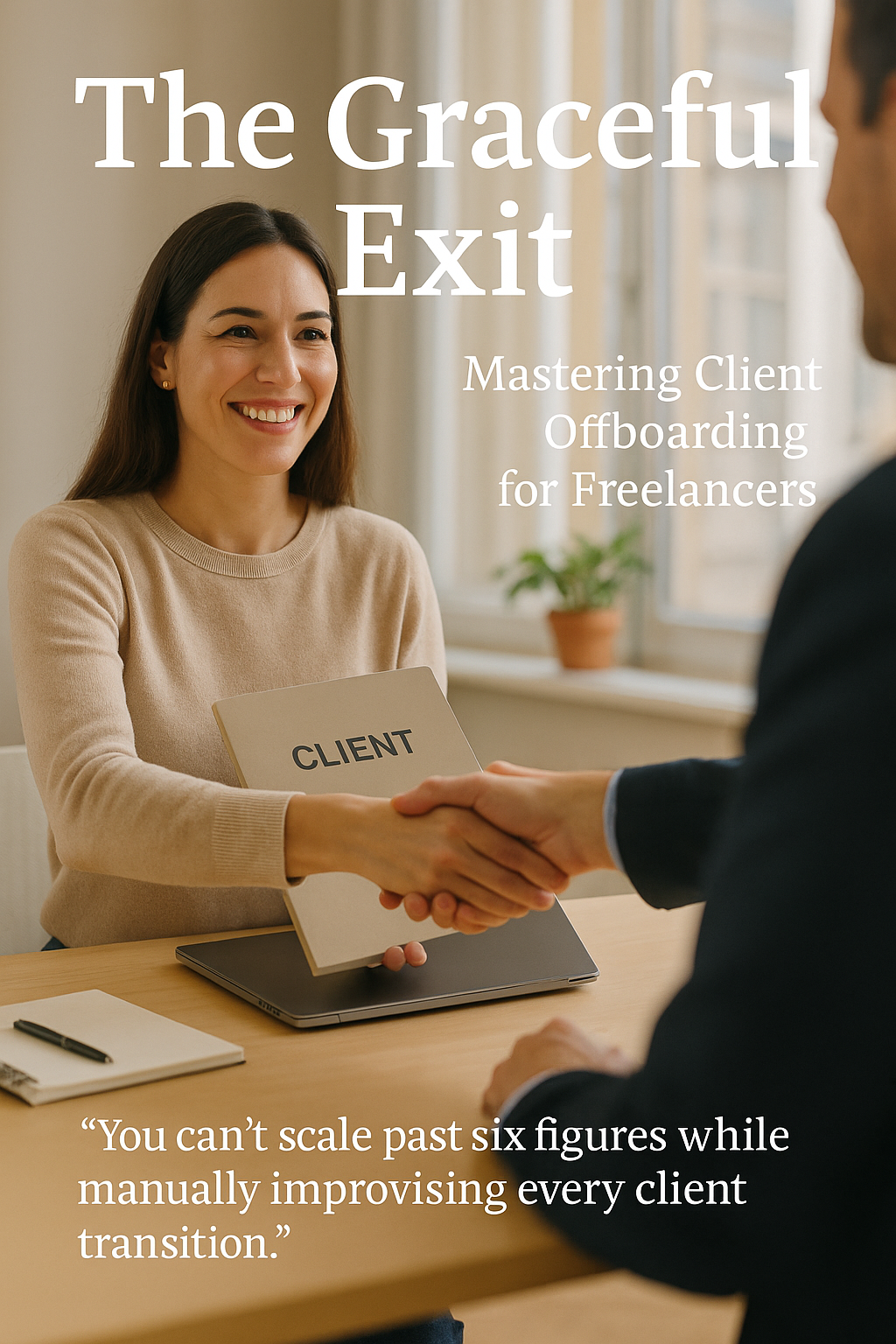The Graceful Exit: Mastering Client Offboarding for Freelancers digital guide cover