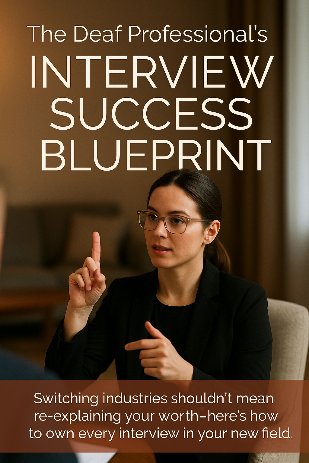 The Deaf Professional's Interview Success Blueprint digital guide cover