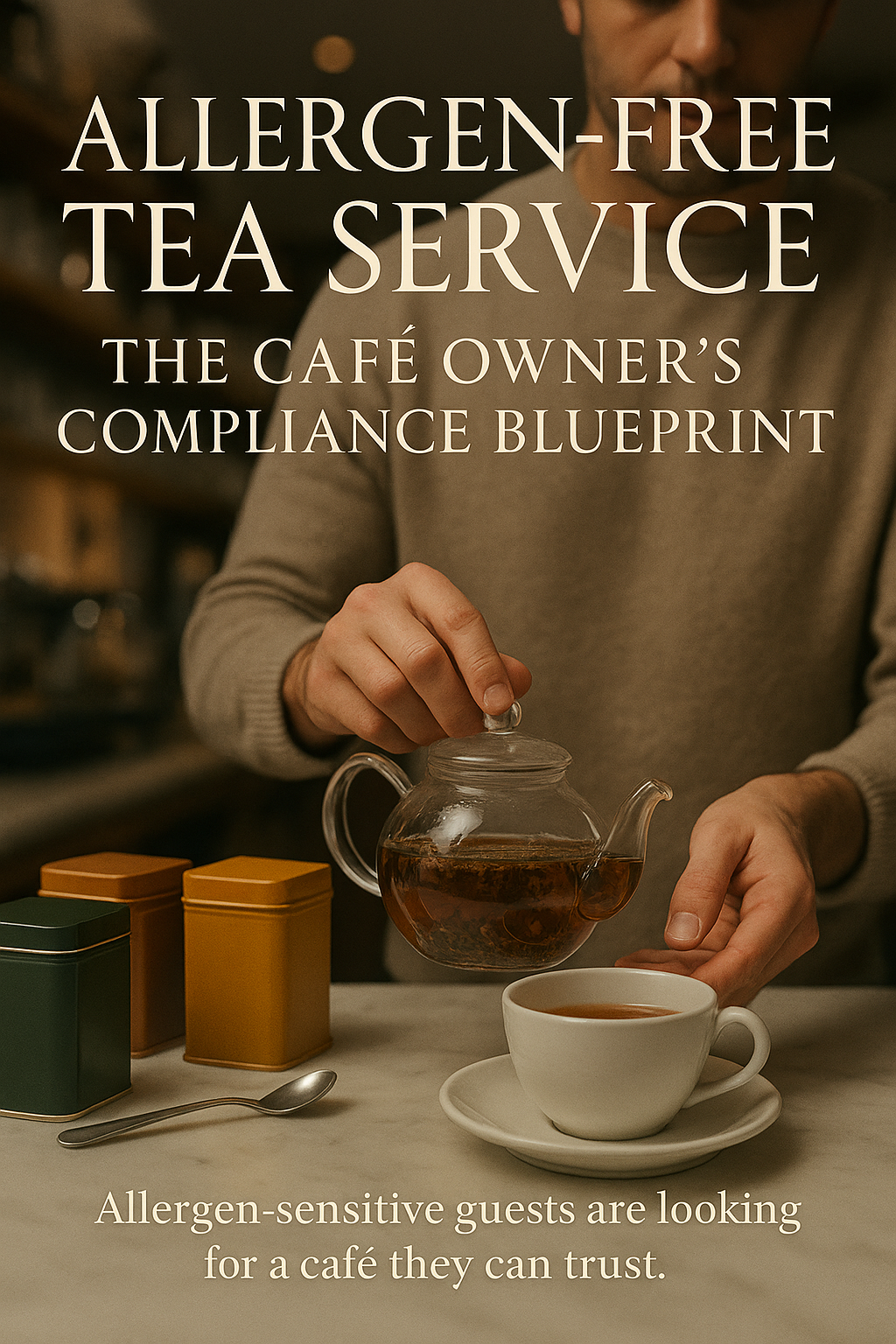Allergen-Free Tea Service: The Café Owner's Compliance Blueprint digital guide cover