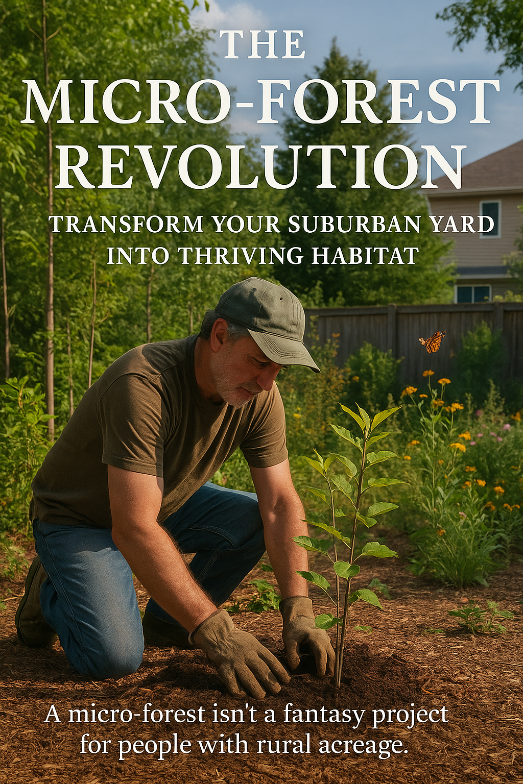 The Micro-Forest Revolution: Transform Your Suburban Yard into Thriving Habitat digital guide cover