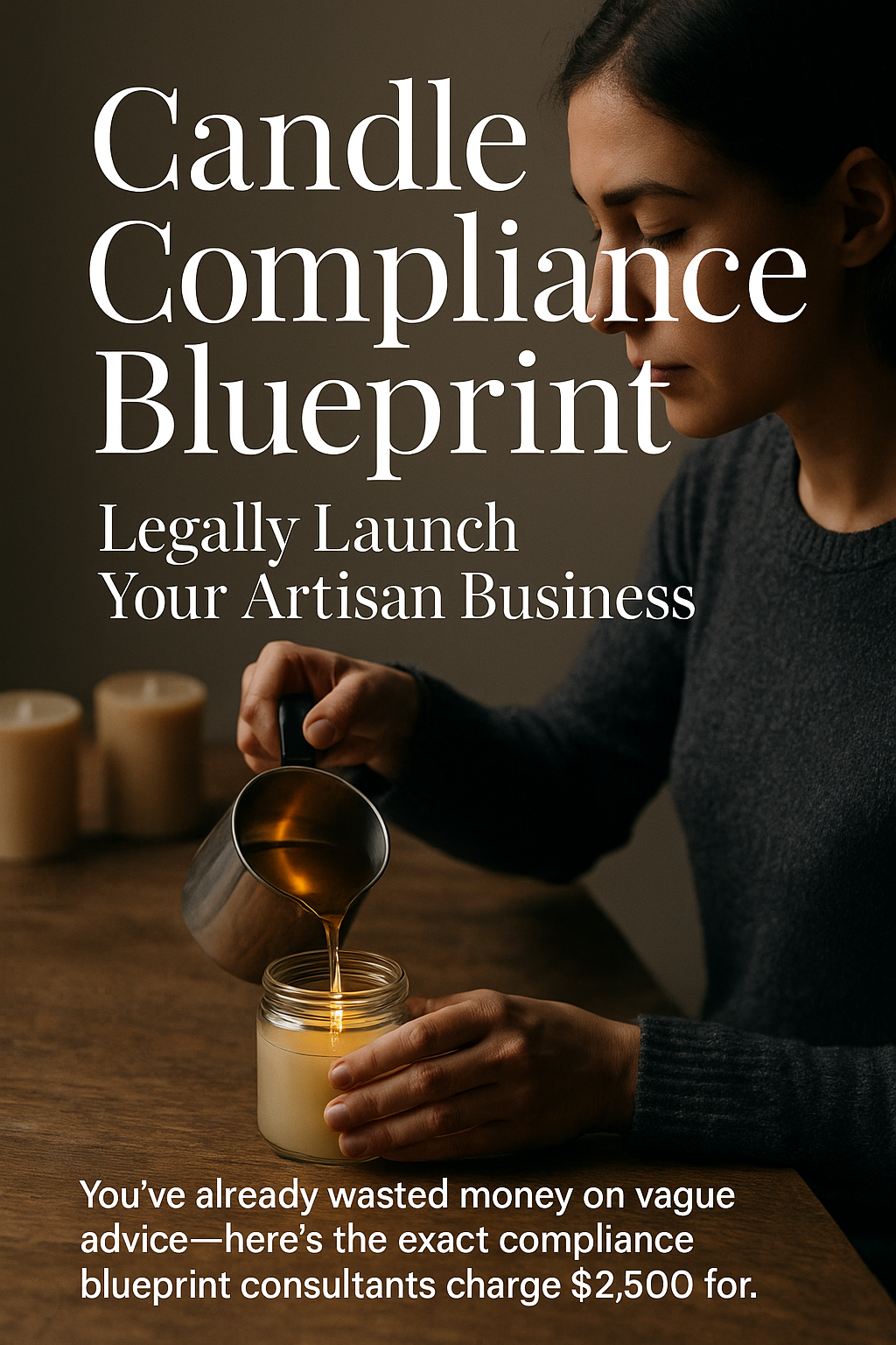 Candle Compliance Blueprint: Legally Launch Your Artisan Business digital guide cover
