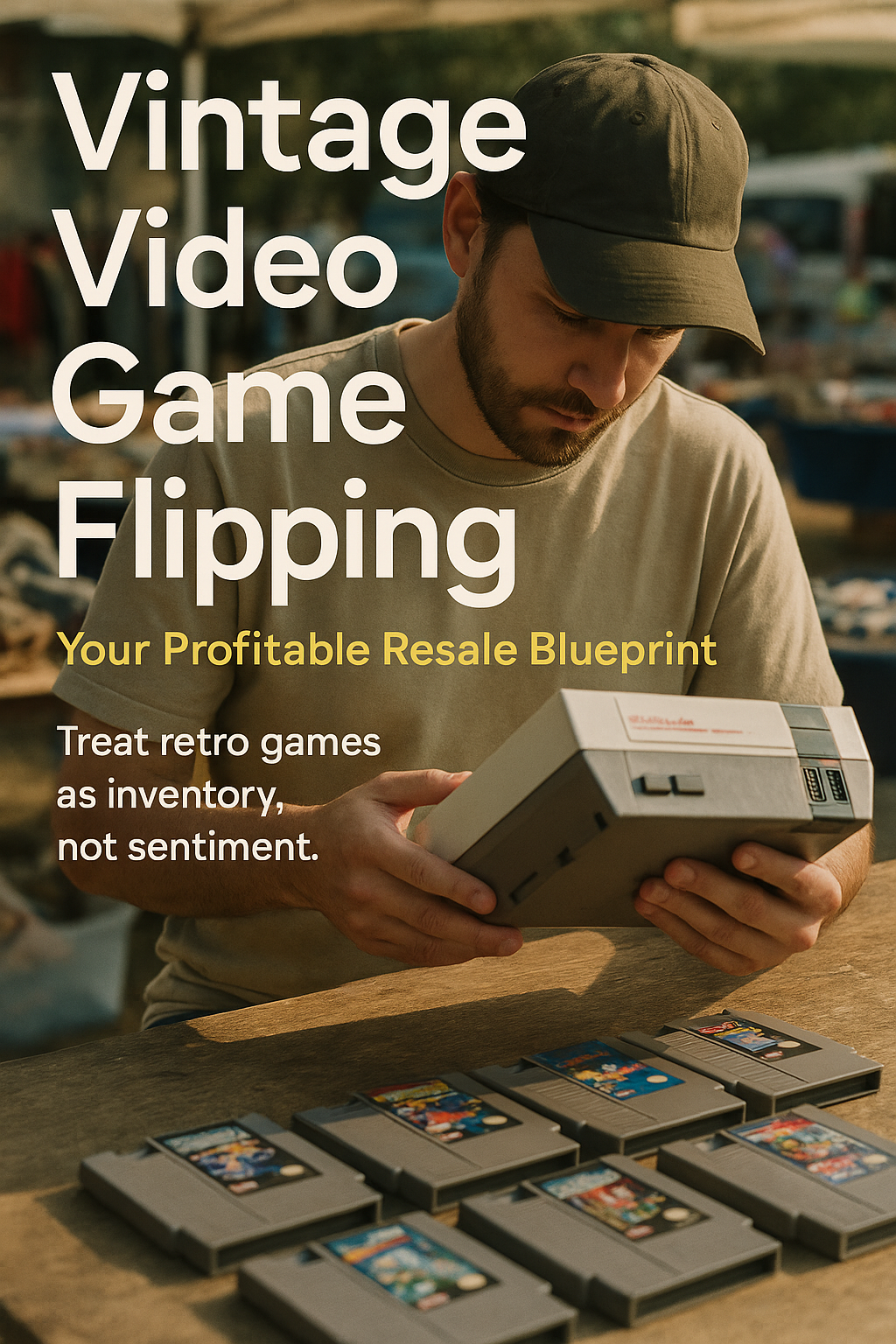 Vintage Video Game Flipping: Your Profitable Resale Blueprint digital guide cover
