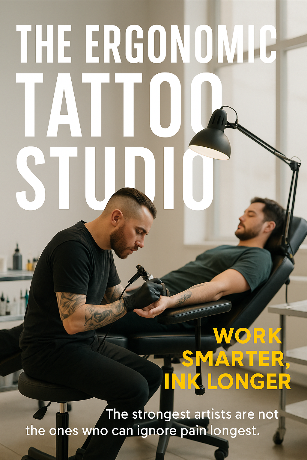 The Ergonomic Tattoo Studio: Work Smarter, Ink Longer digital guide cover