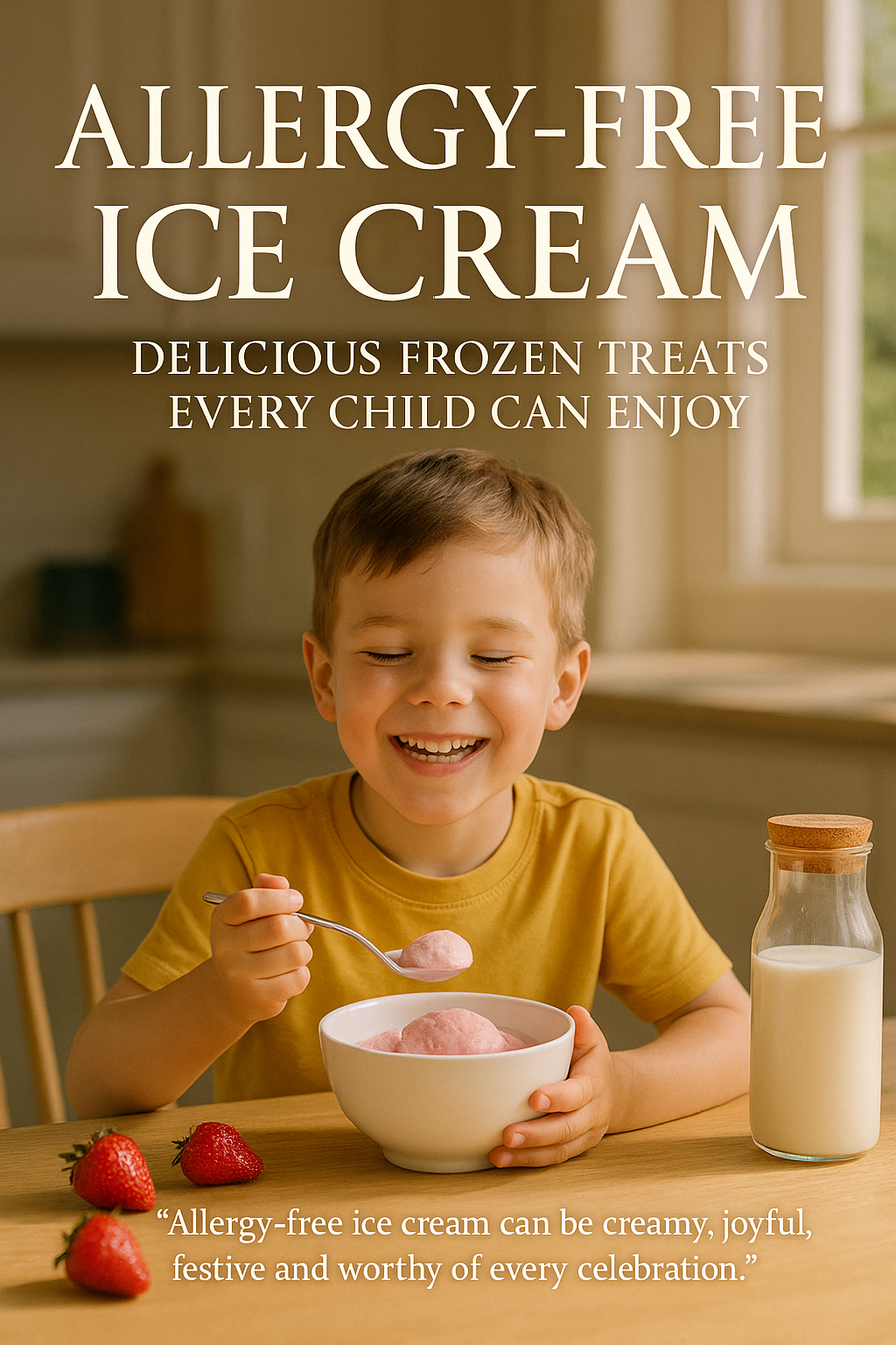 Allergy-Free Ice Cream: Delicious Frozen Treats Every Child Can Enjoy digital guide cover