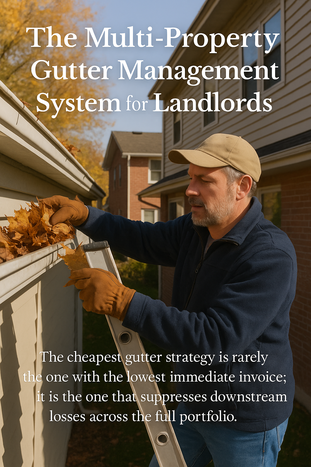 The Multi-Property Gutter Management System for Landlords digital guide cover