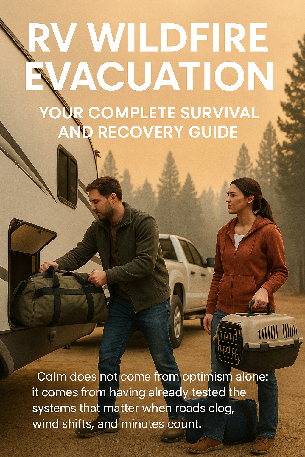 RV Wildfire Evacuation: Your Complete Survival and Recovery Guide digital guide cover