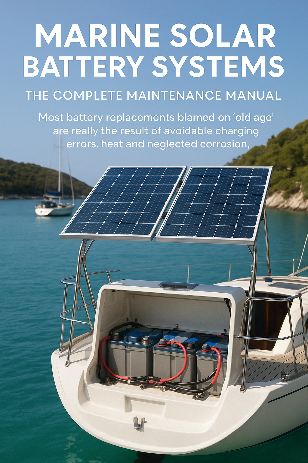 Marine Solar Battery Systems: The Complete Maintenance Manual digital guide cover