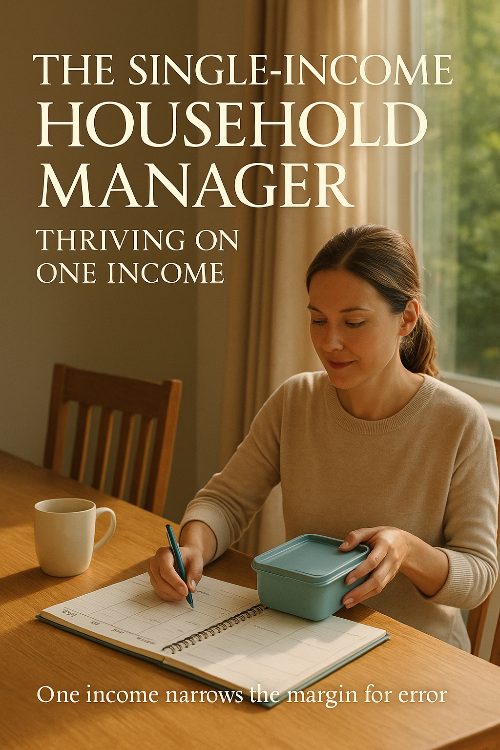 The Single-Income Household Manager: Thriving on One Income digital guide cover