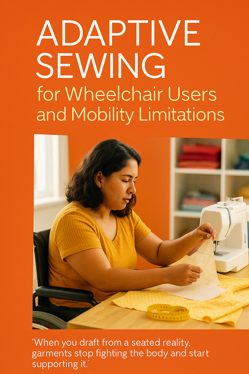 Adaptive Sewing for Wheelchair Users and Mobility Limitations digital guide cover