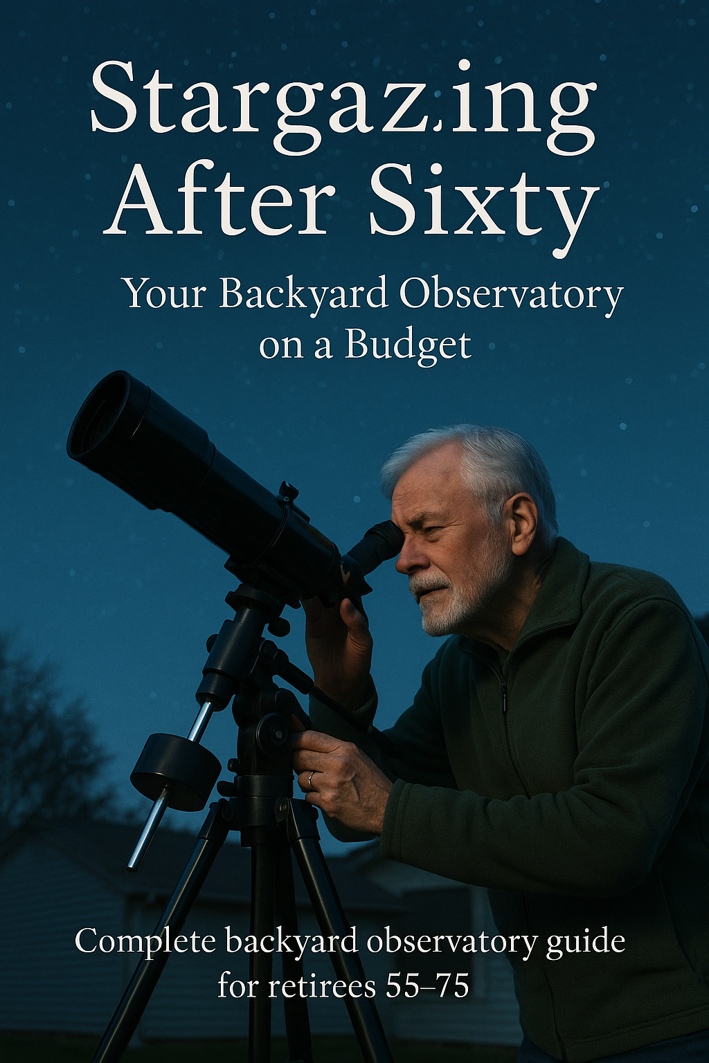 Stargazing After Sixty: Your Backyard Observatory on a Budget digital guide cover