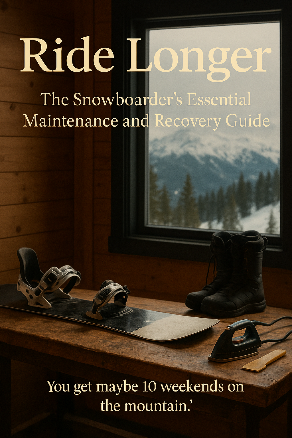 Ride Longer: The Snowboarder's Essential Maintenance and Recovery Guide digital guide cover