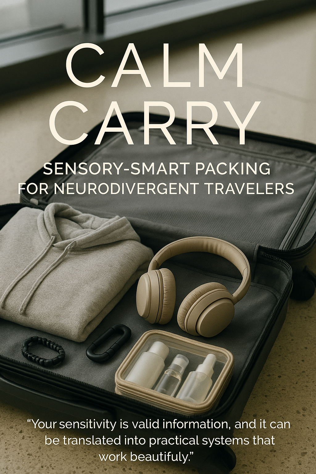 Calm Carry: Sensory-Smart Packing for Neurodivergent Travelers digital guide cover