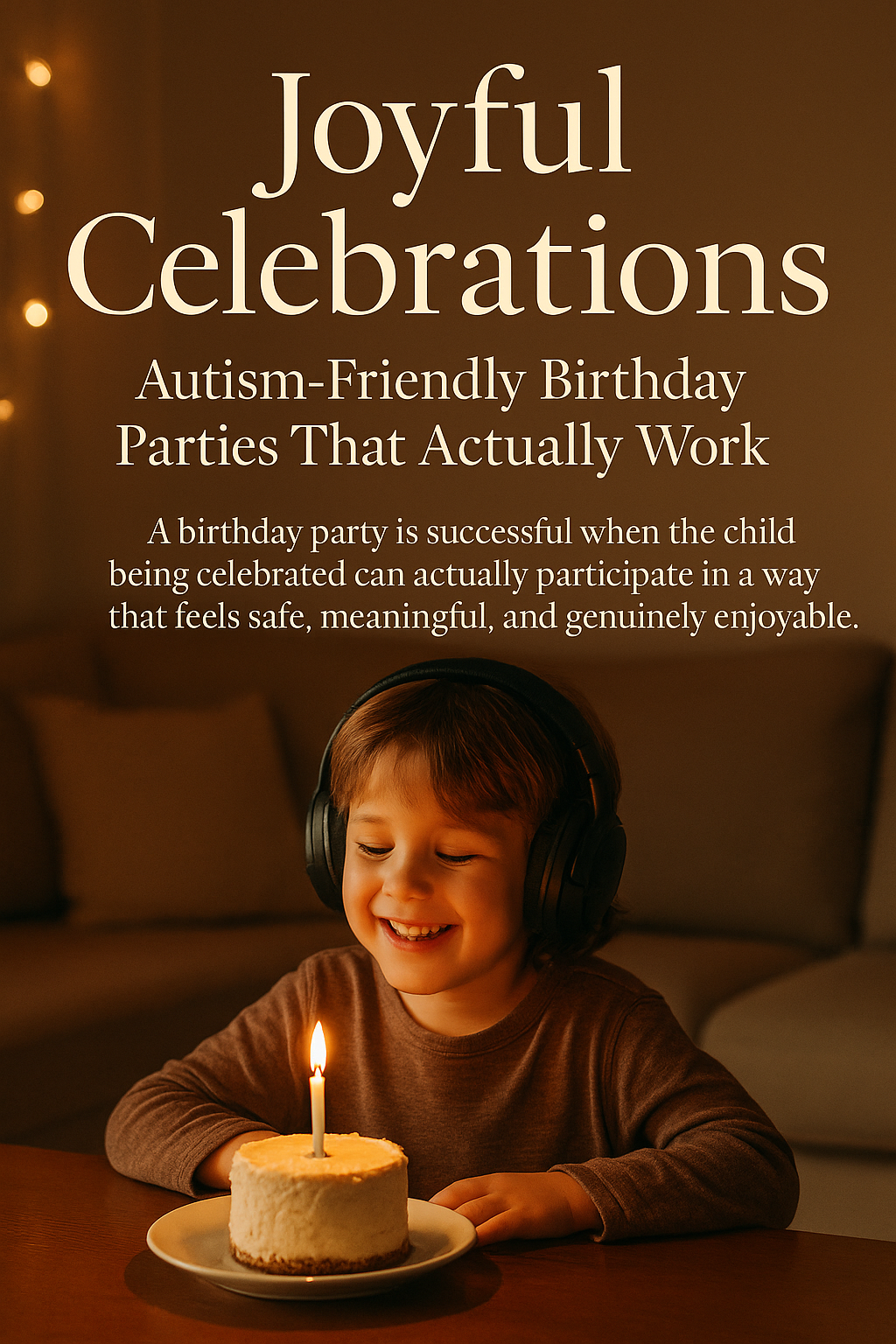 Joyful Celebrations: Autism-Friendly Birthday Parties That Actually Work digital guide cover