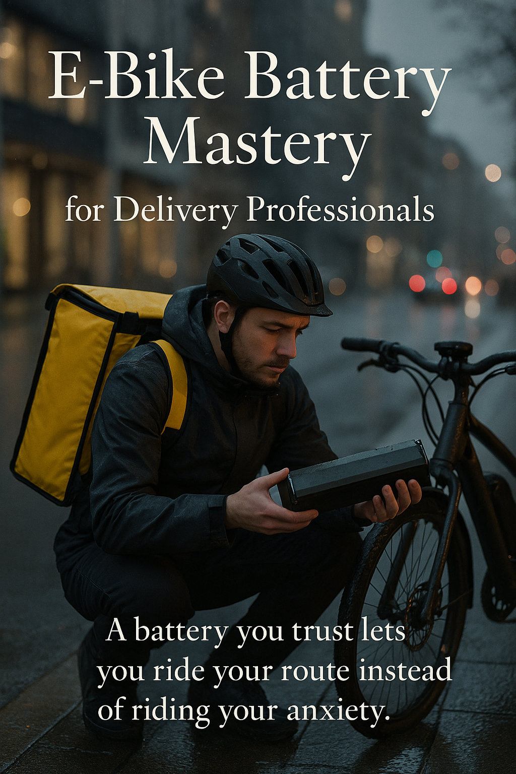 E-Bike Battery Mastery for Delivery Professionals digital guide cover