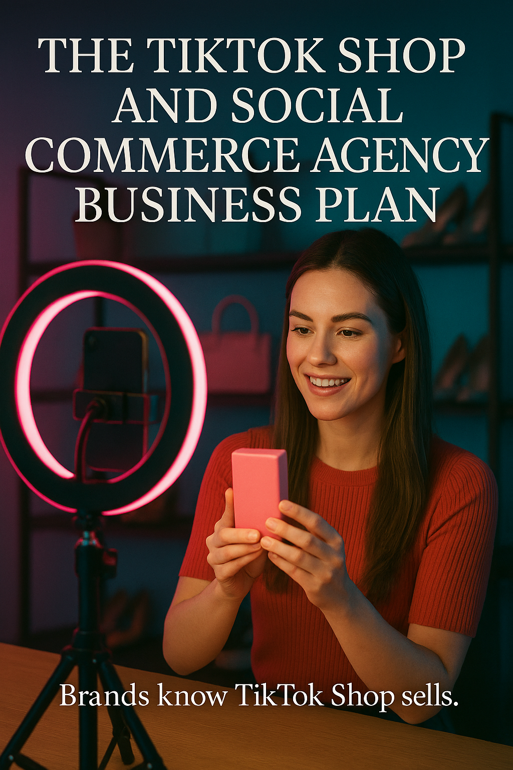The TikTok Shop and Social Commerce Agency Business Plan digital guide cover