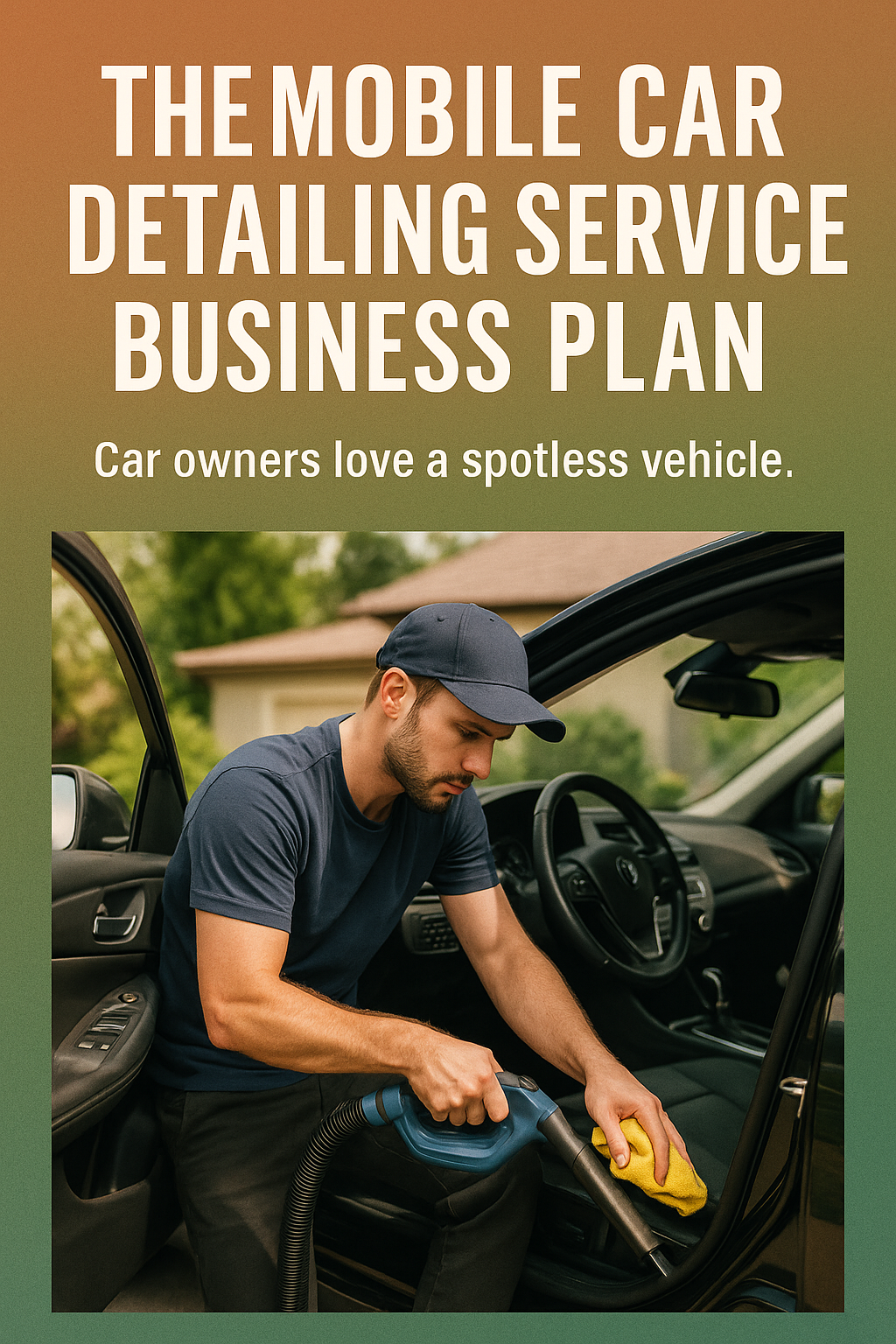 The Mobile Car Detailing Service Business Plan digital guide cover
