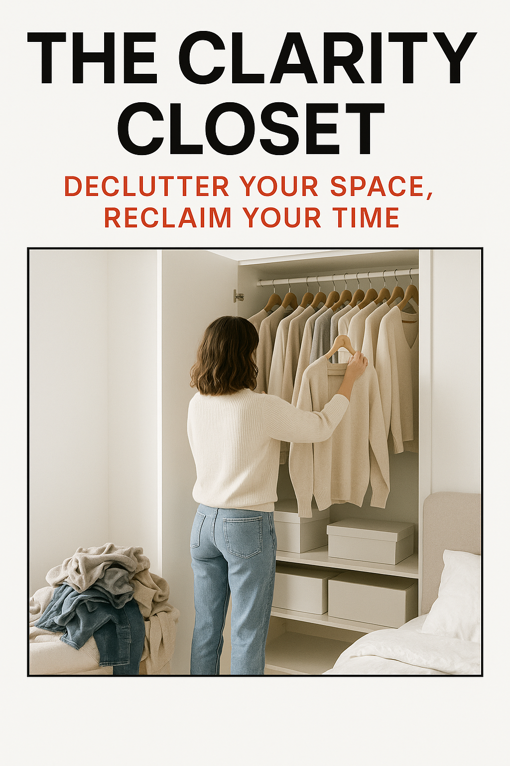 The Clarity Closet: Declutter Your Space, Reclaim Your Time digital guide cover
