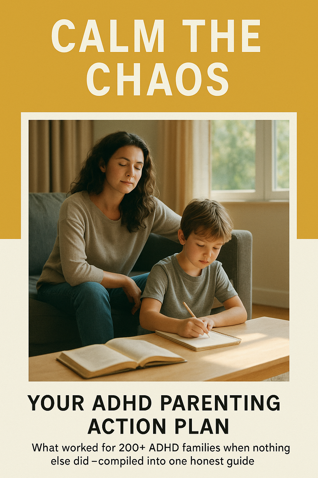 Calm the Chaos: Your ADHD Parenting Action Plan digital guide cover