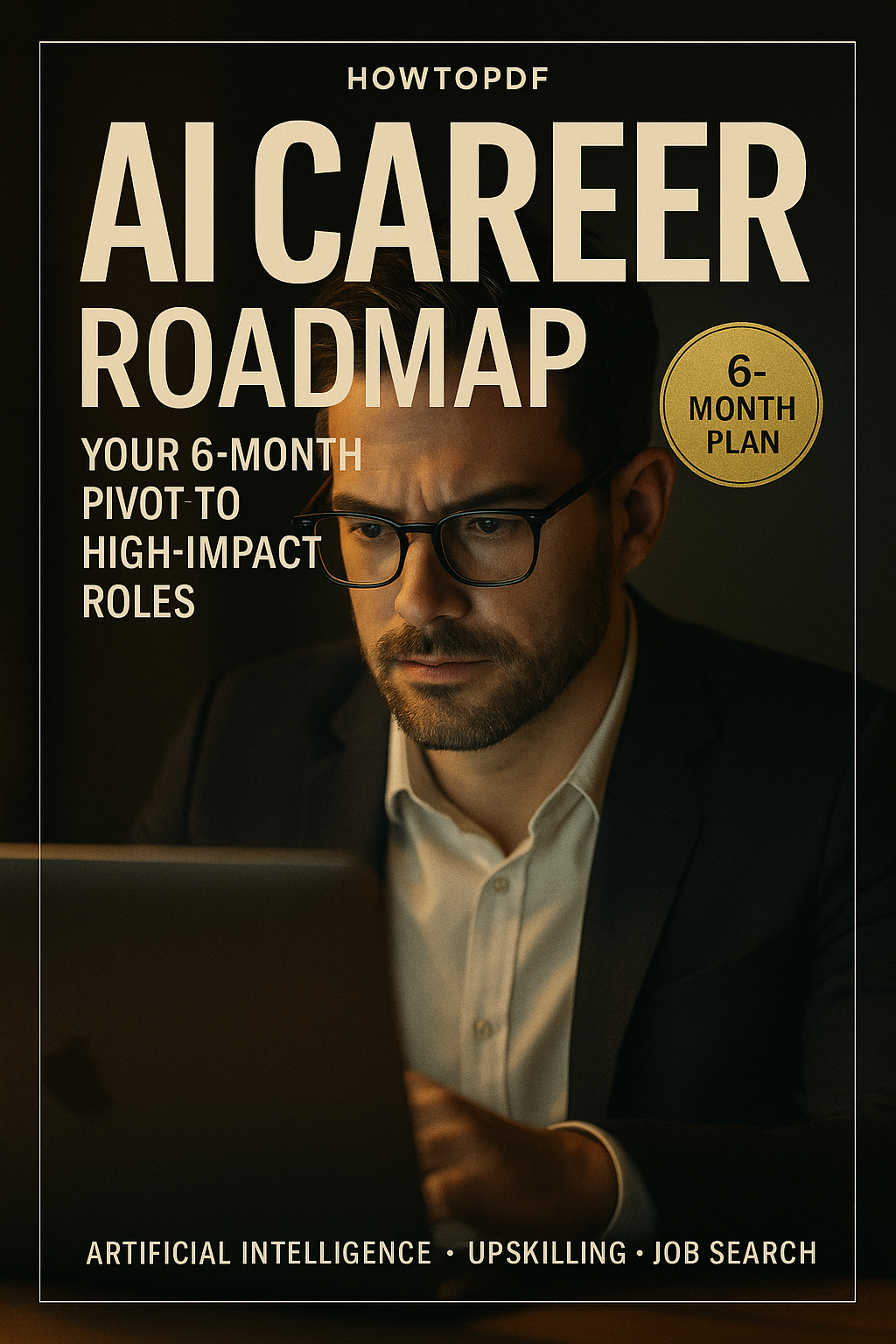 AI Career Roadmap: Your 6-Month Pivot to High-Impact Roles digital guide cover