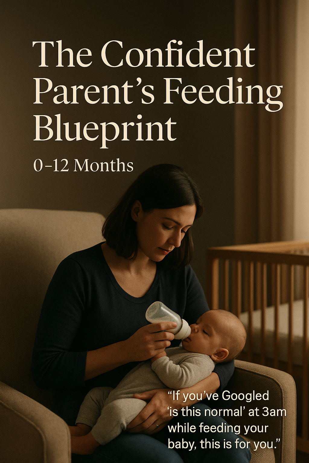 The Confident Parent's Feeding Blueprint: 0-12 Months digital guide cover