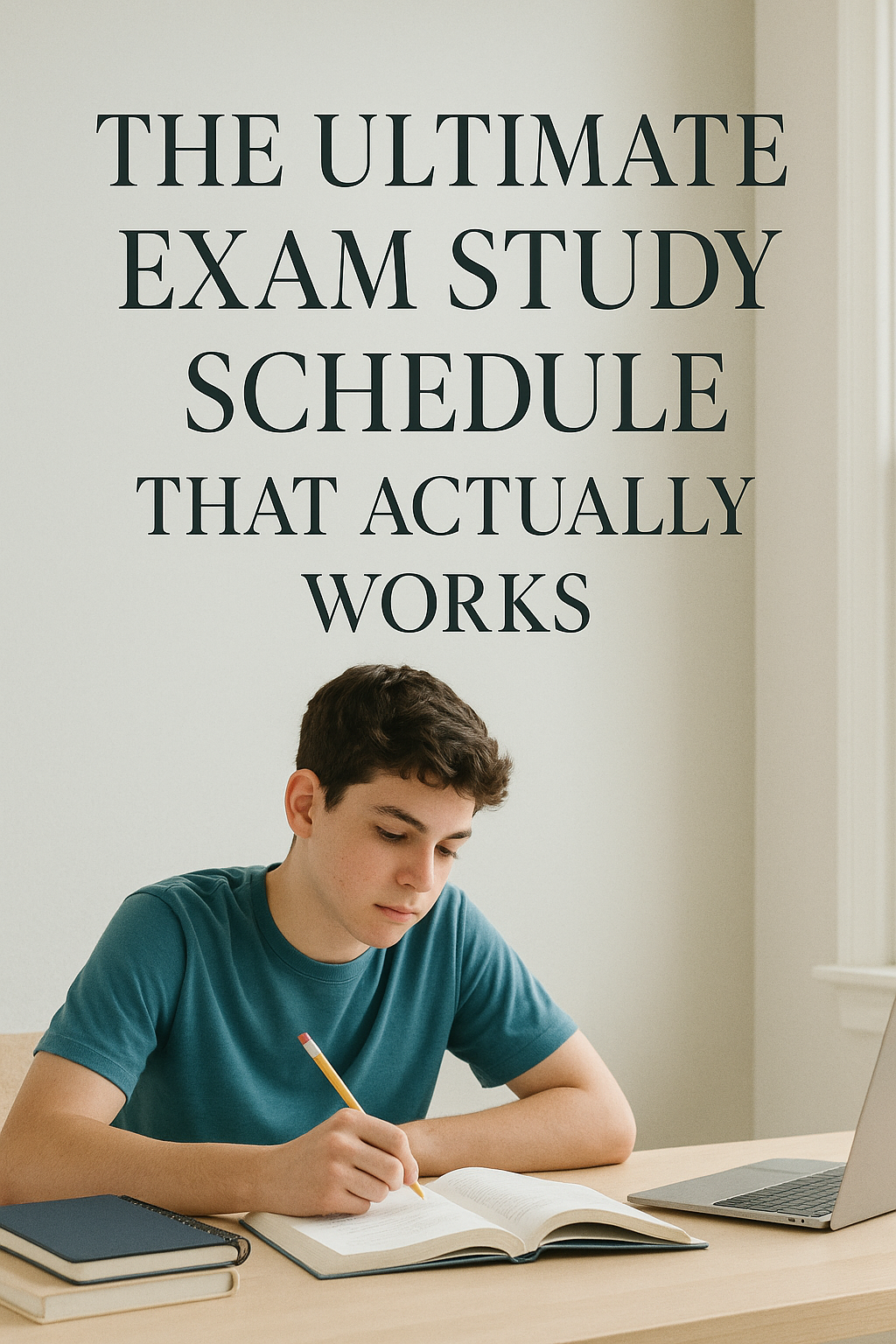 The Ultimate Exam Study Schedule That Actually Works digital guide cover