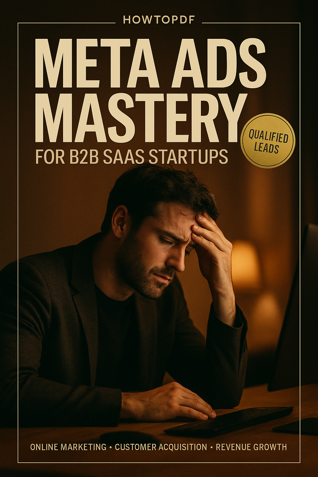 Meta Ads Mastery for B2B SaaS Startups digital guide cover