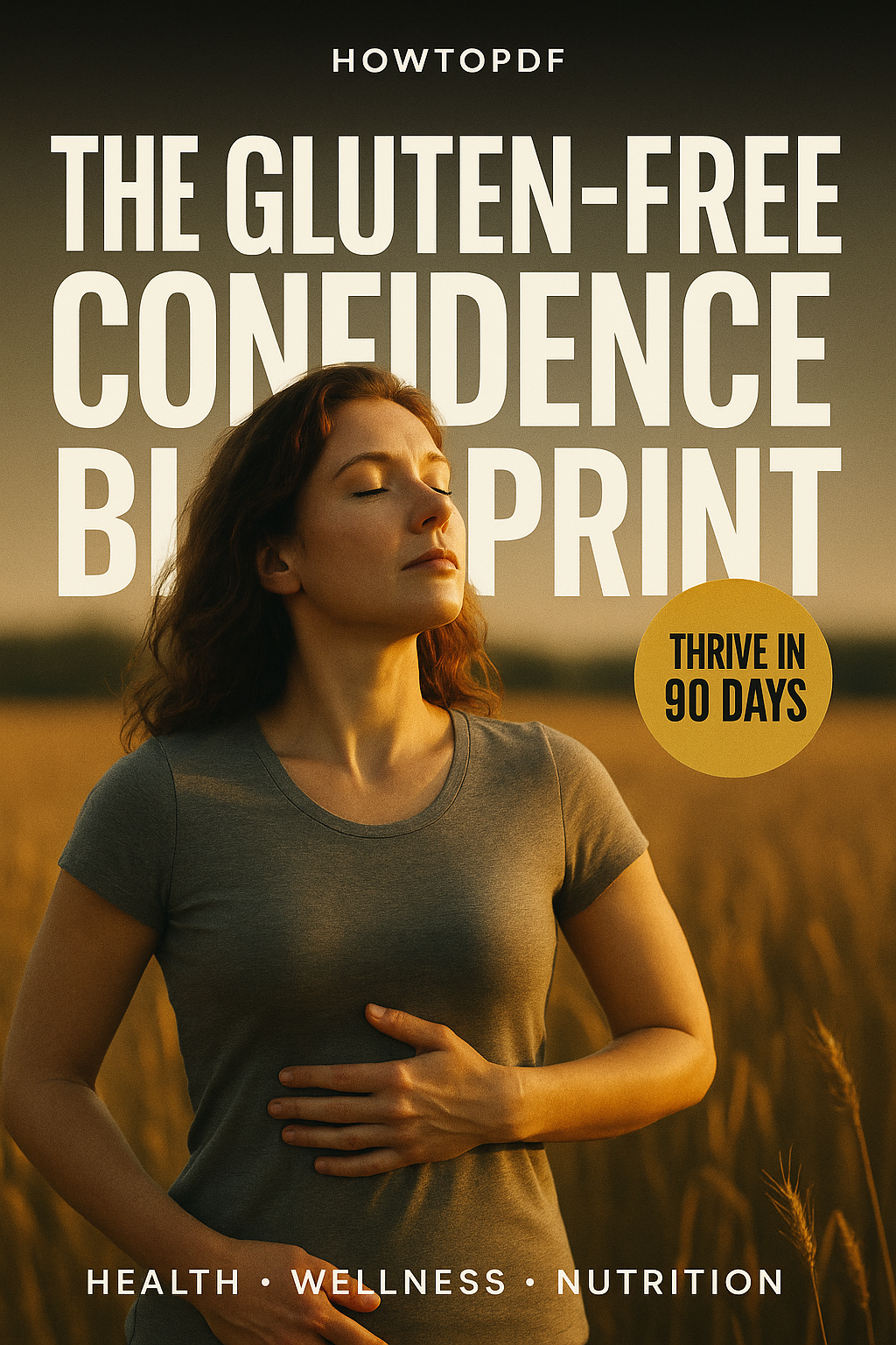 The Gluten-Free Confidence Blueprint: Thrive in 90 Days digital guide cover