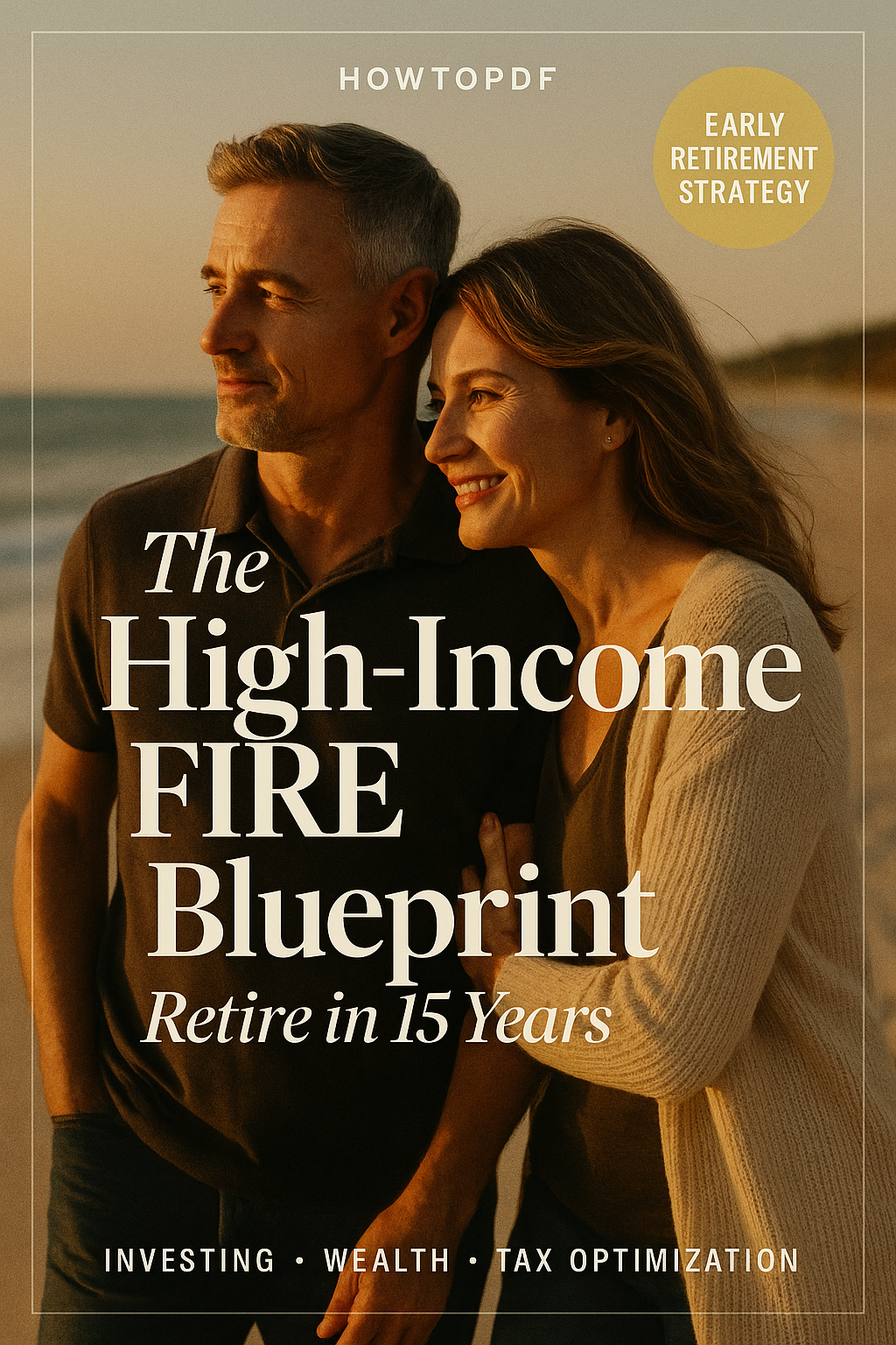The High-Income FIRE Blueprint: Retire in 15 Years digital guide cover