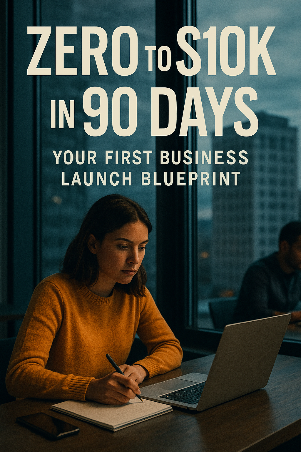 Zero to $10K in 90 Days: Your First Business Launch Blueprint digital guide cover
