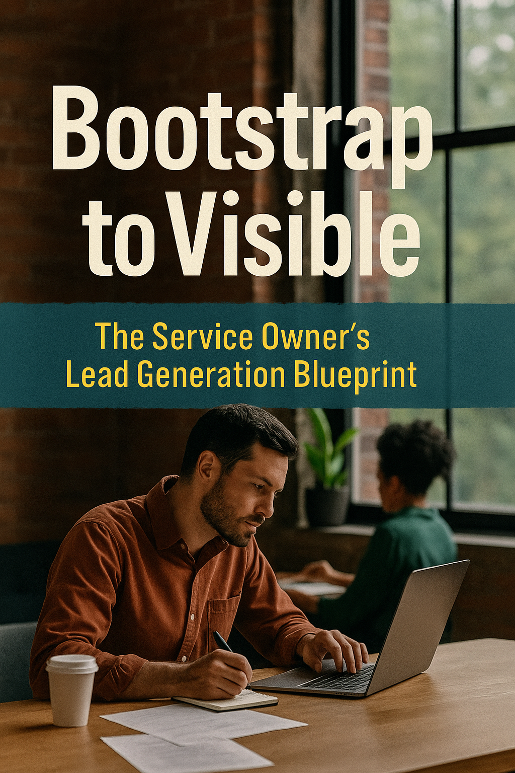 Bootstrap to Visible: The Service Owner's Lead Generation Blueprint digital guide cover