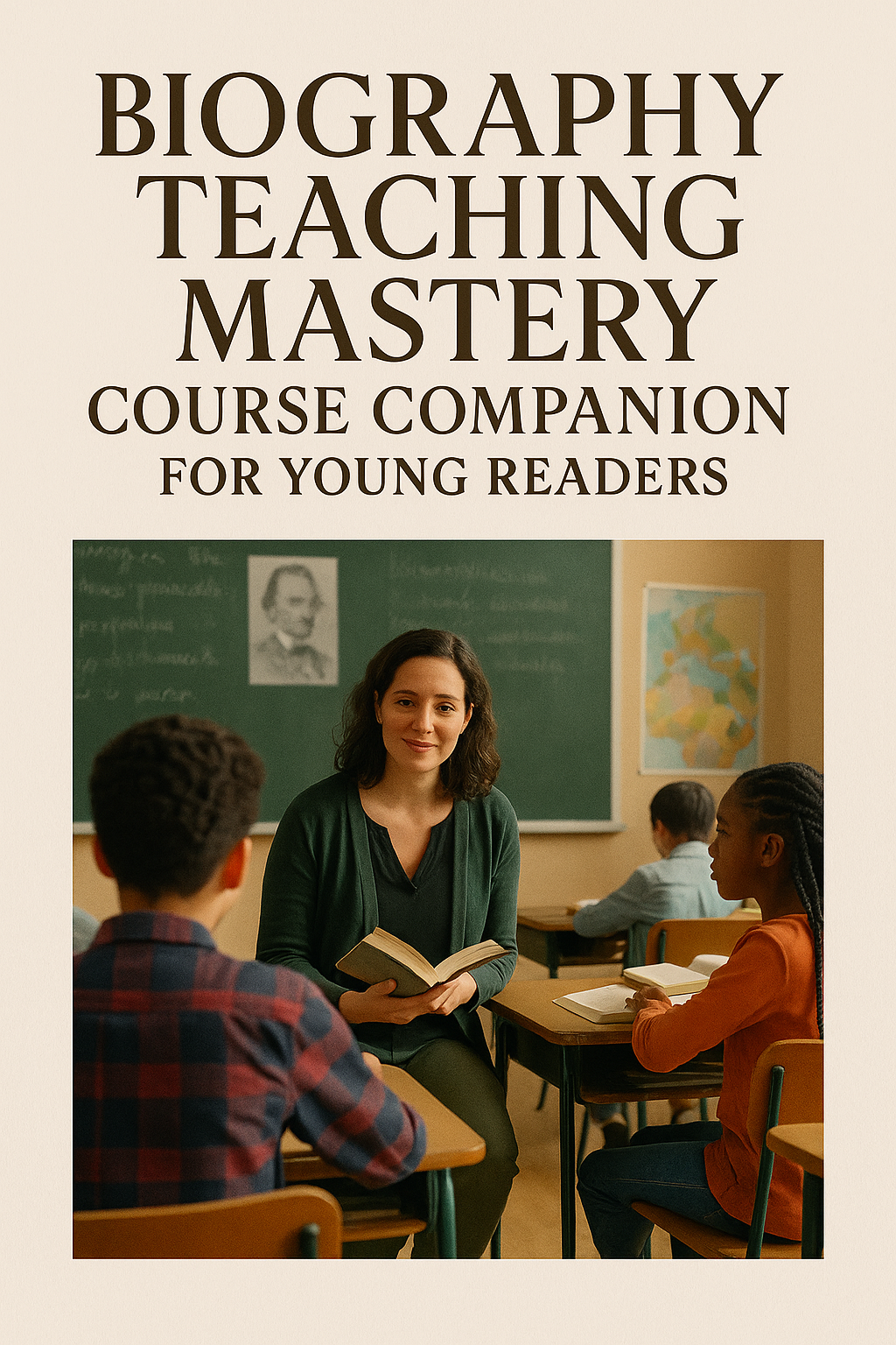 Biography Teaching Mastery Course Companion for Young Readers digital guide cover