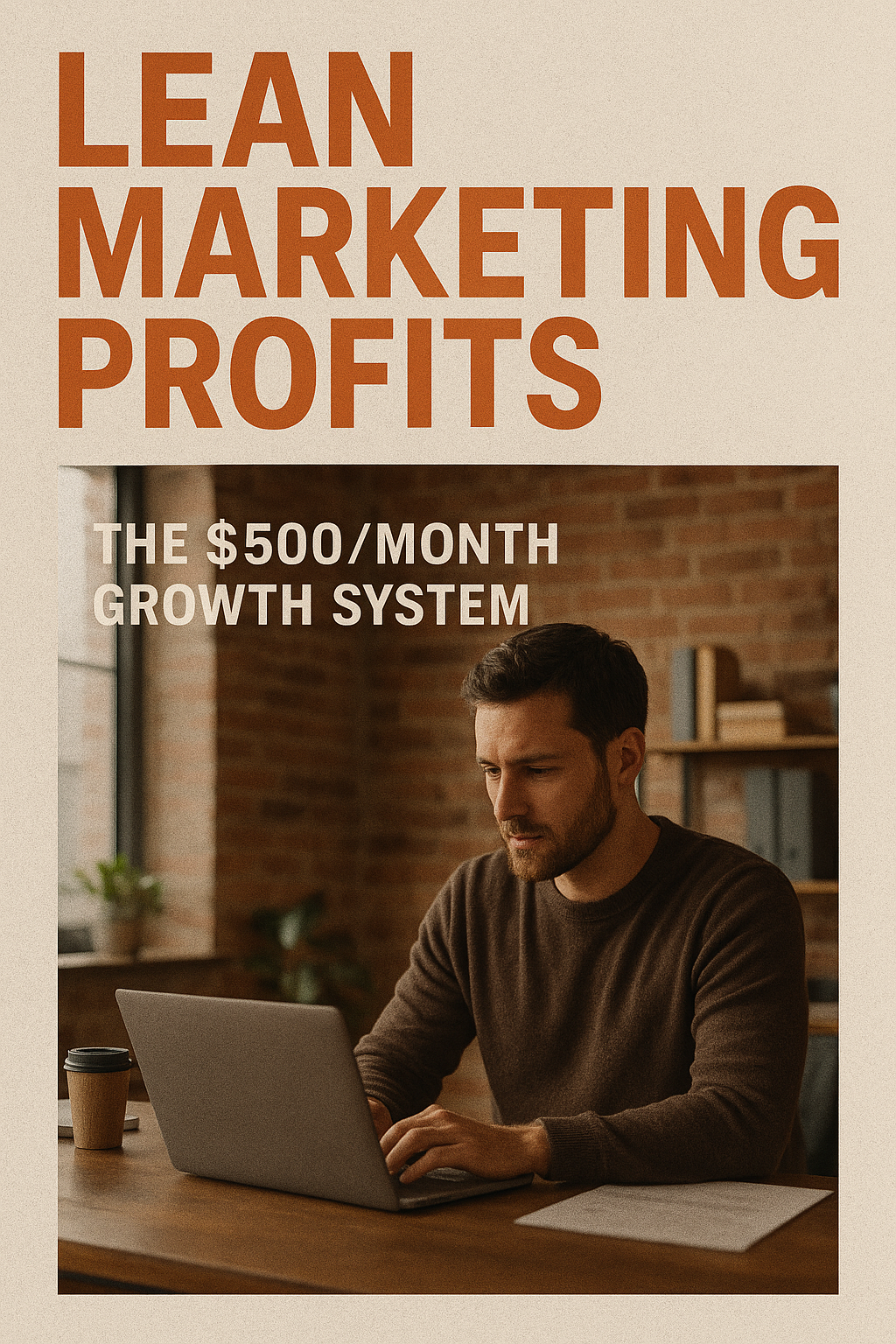 Lean Marketing Profits: The $500/Month Growth System digital guide cover