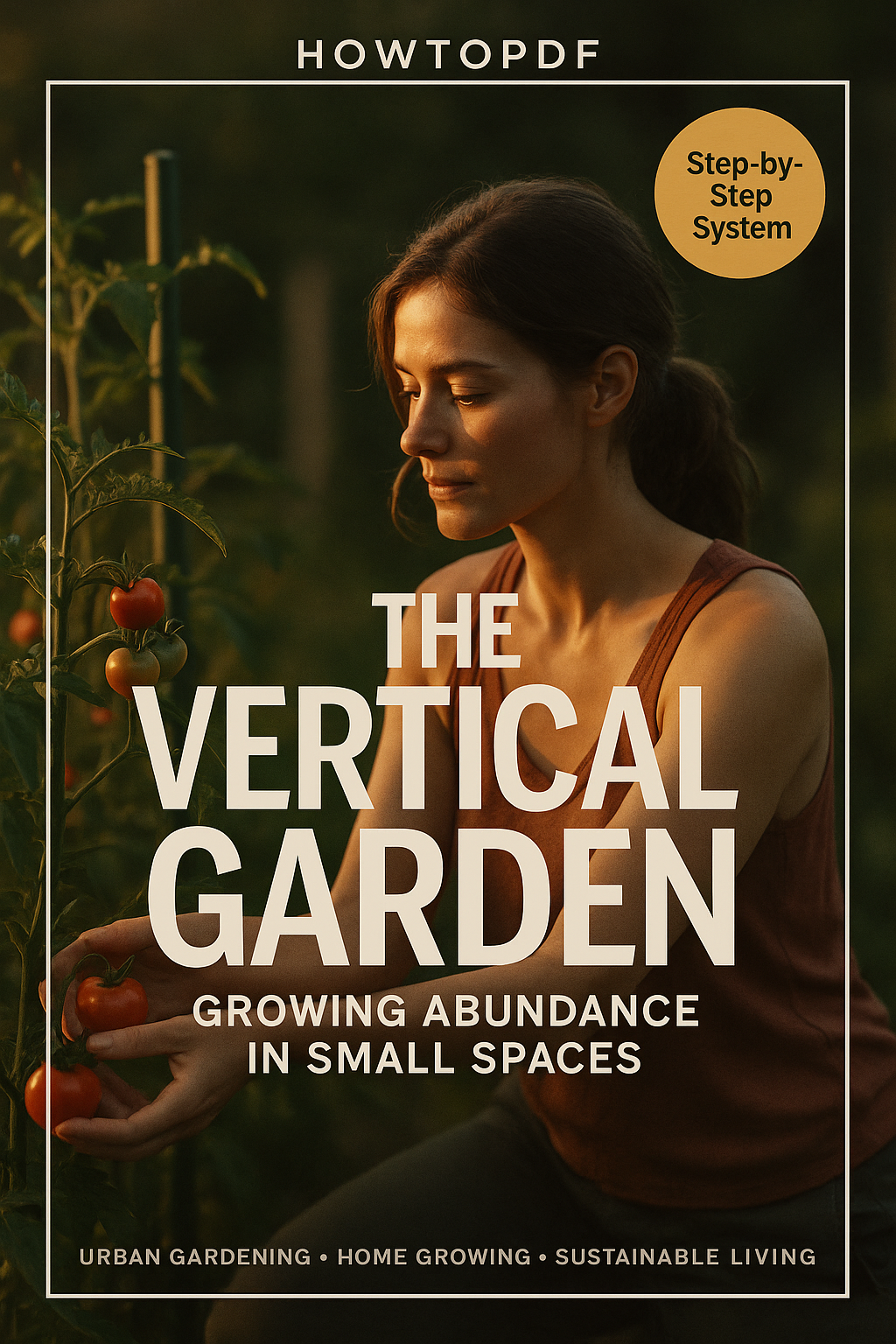 The Vertical Garden: Growing Abundance in Small Spaces digital guide cover