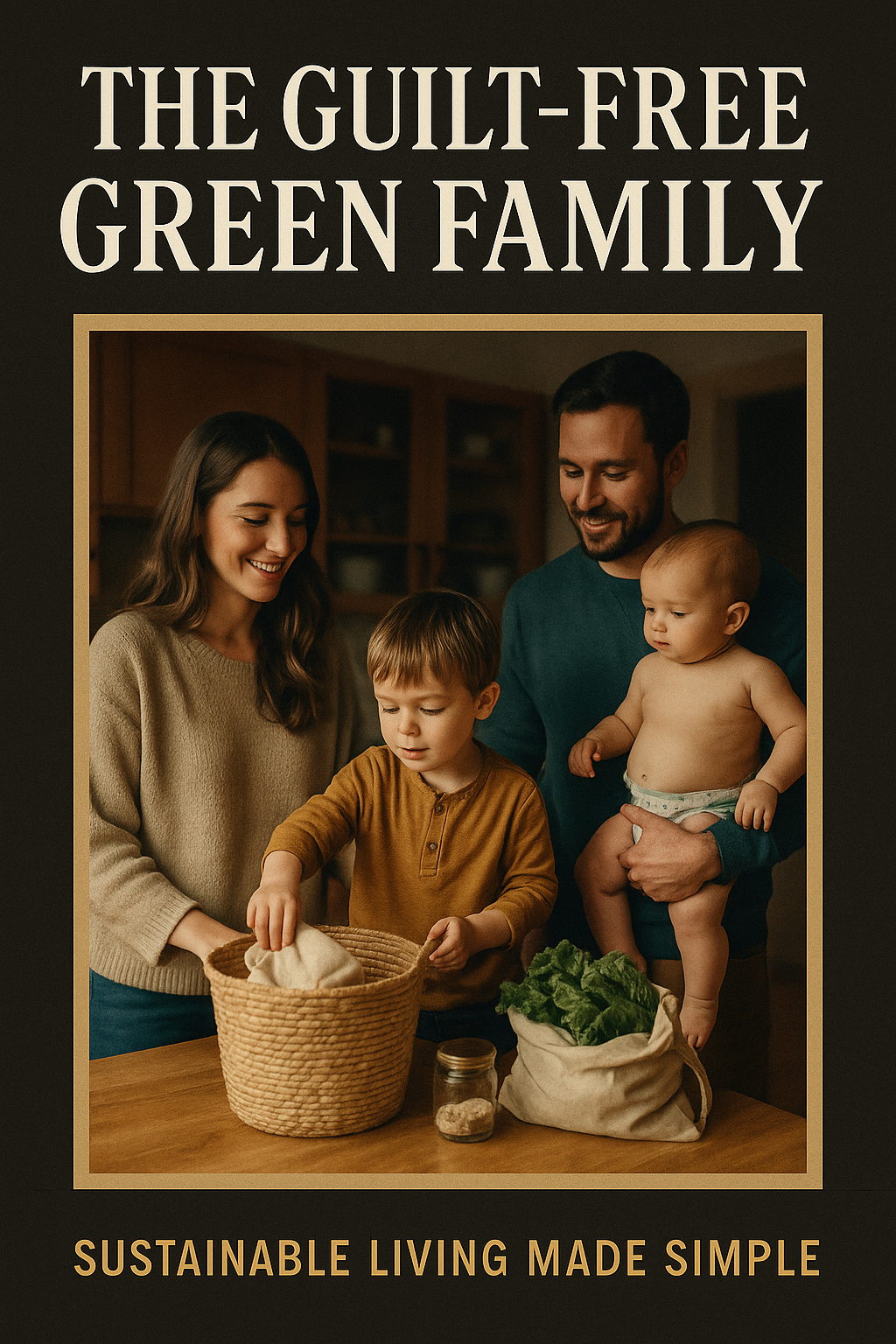 The Guilt-Free Green Family: Sustainable Living Made Simple digital guide cover