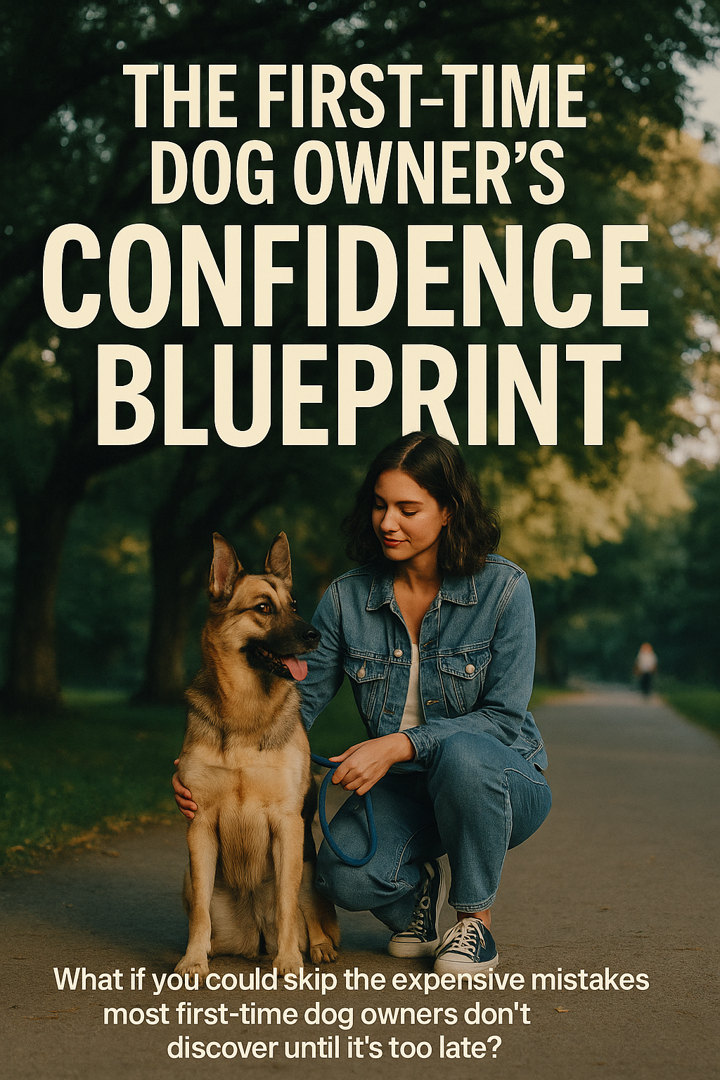 The First-Time Dog Owner's Confidence Blueprint digital guide cover