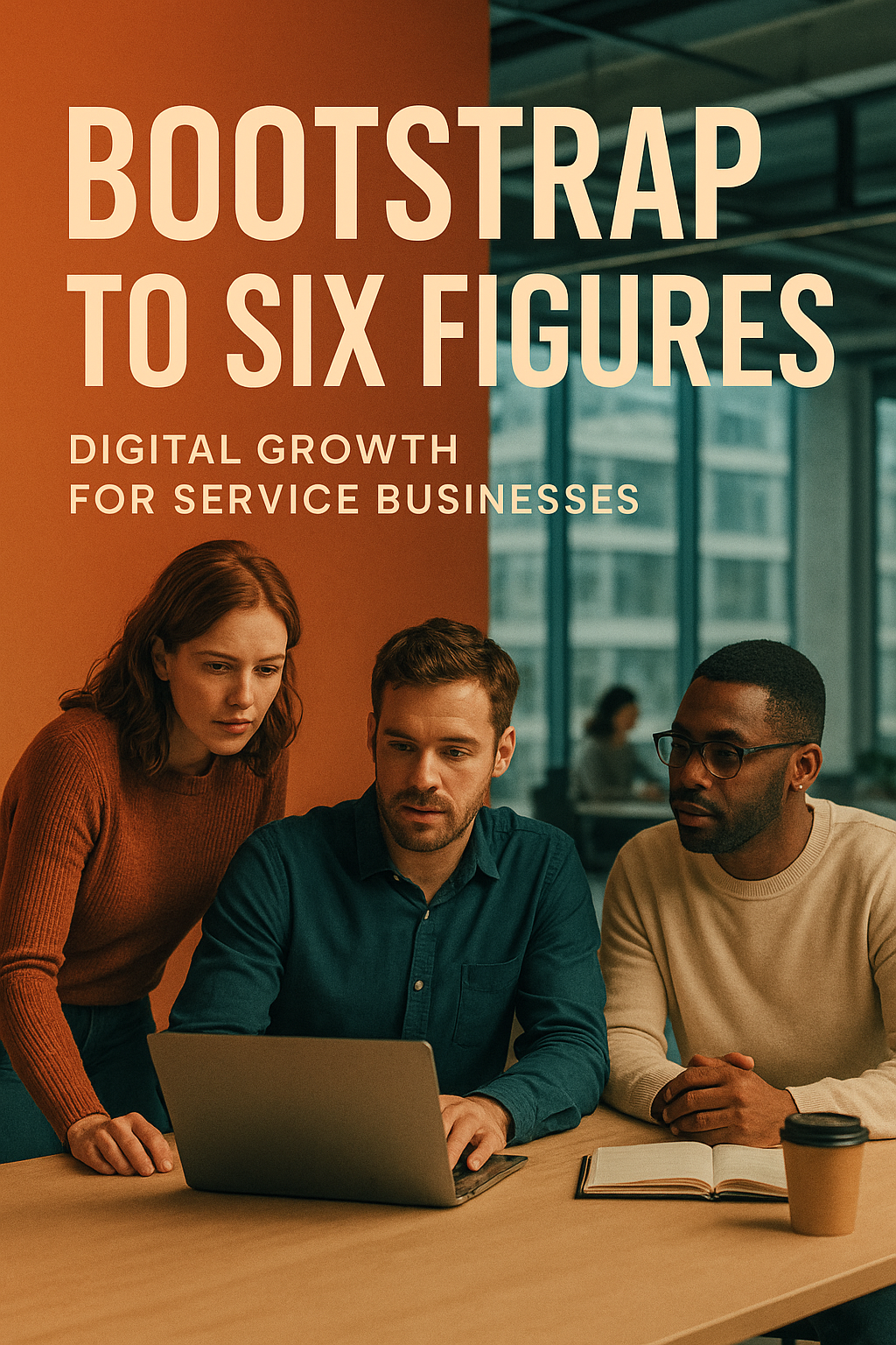 Bootstrap to Six Figures: Digital Growth for Service Businesses digital guide cover