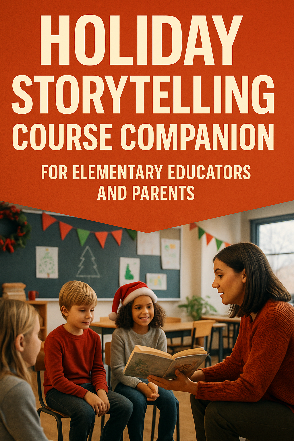 Holiday Storytelling Course Companion for Elementary Educators and Parents digital guide cover