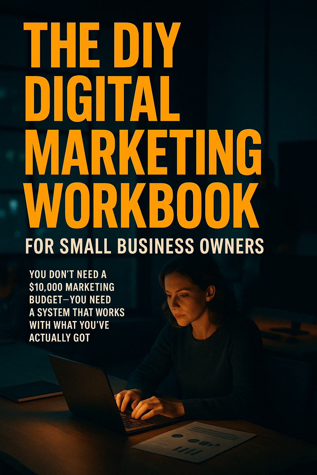 The DIY Digital Marketing Workbook for Small Business Owners digital guide cover
