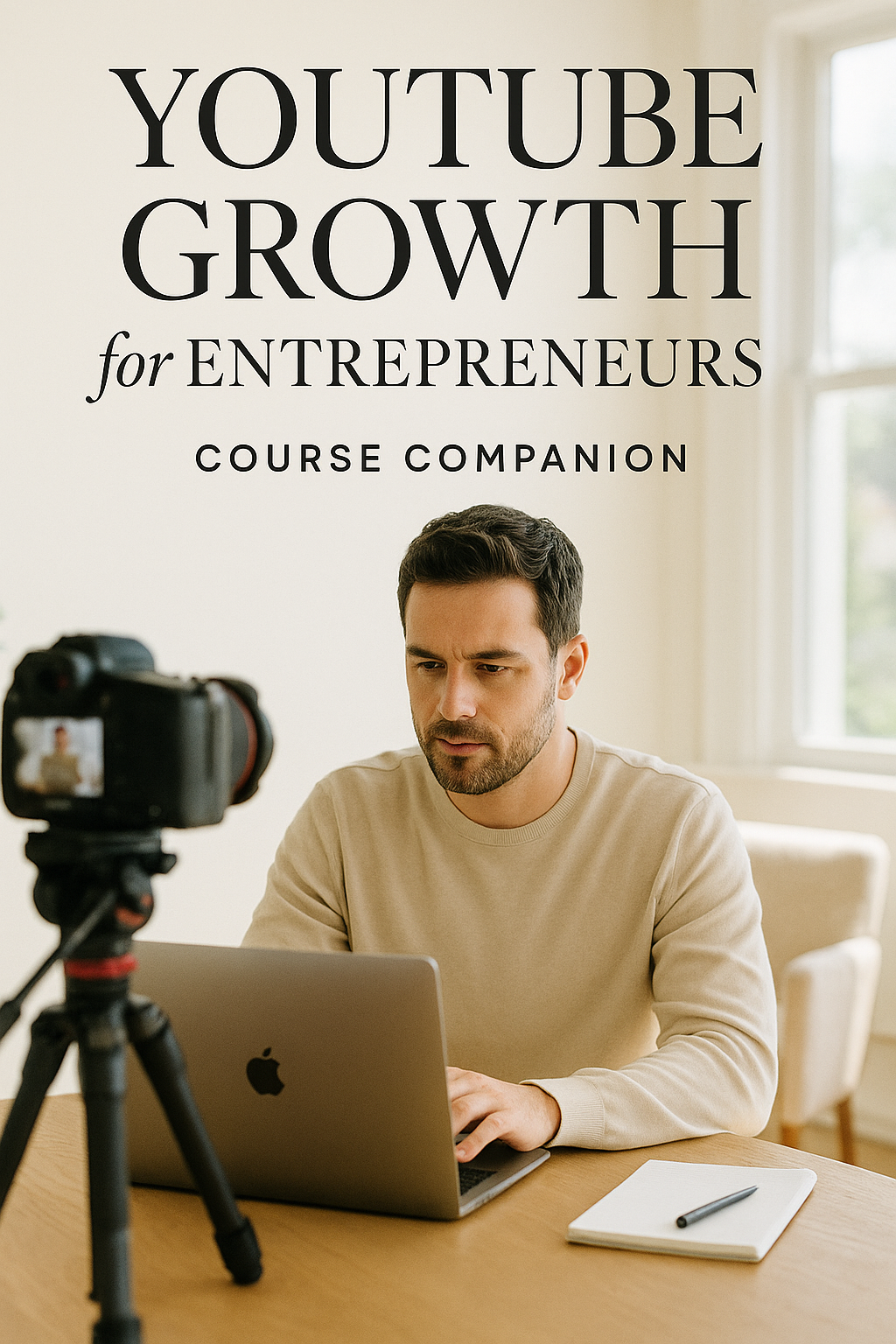 YouTube Growth for Entrepreneurs Course Companion digital guide cover