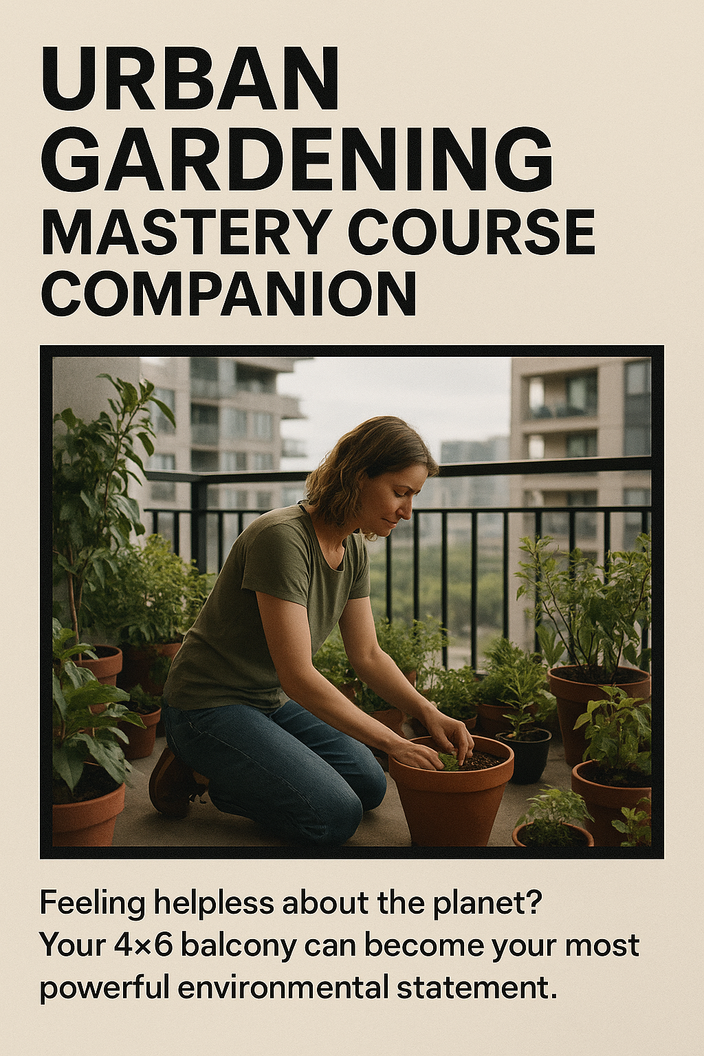 Urban Gardening Mastery Course Companion digital guide cover