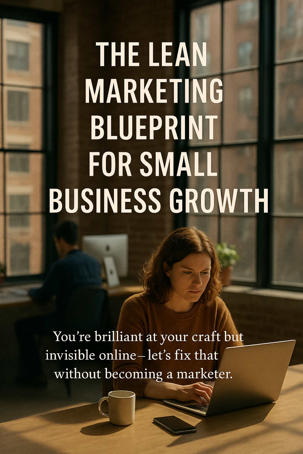 The Lean Marketing Blueprint for Small Business Growth digital guide cover