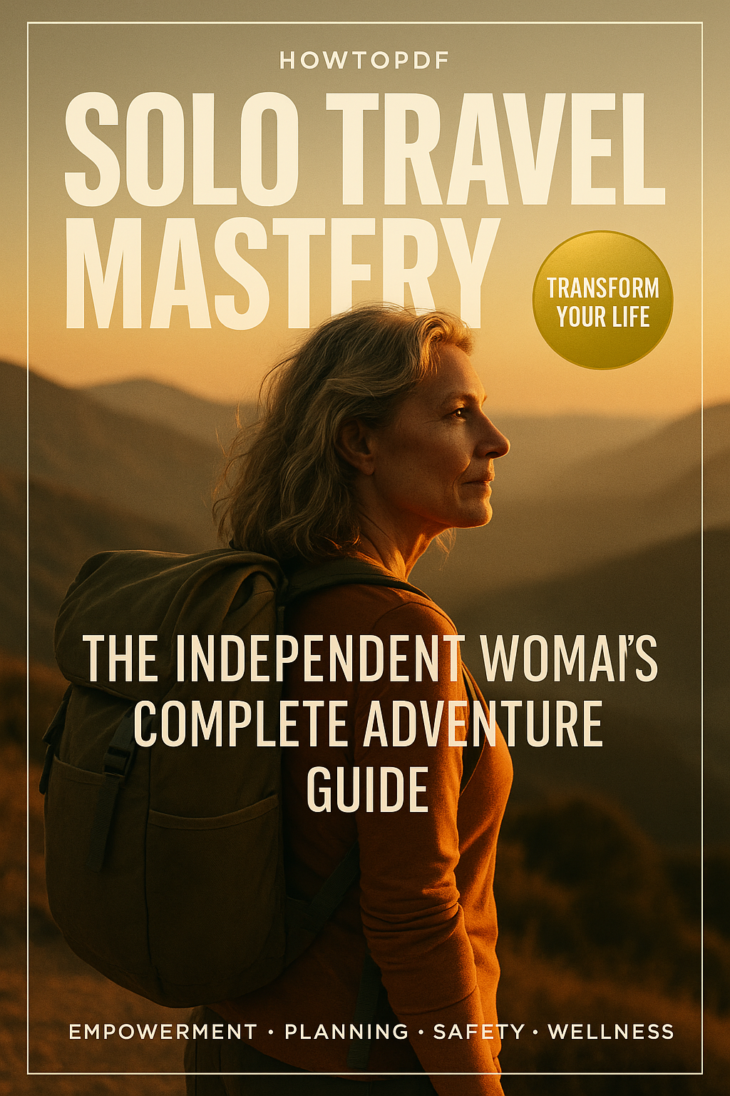 Solo Travel Mastery: The Independent Woman's Complete Adventure Guide digital guide cover