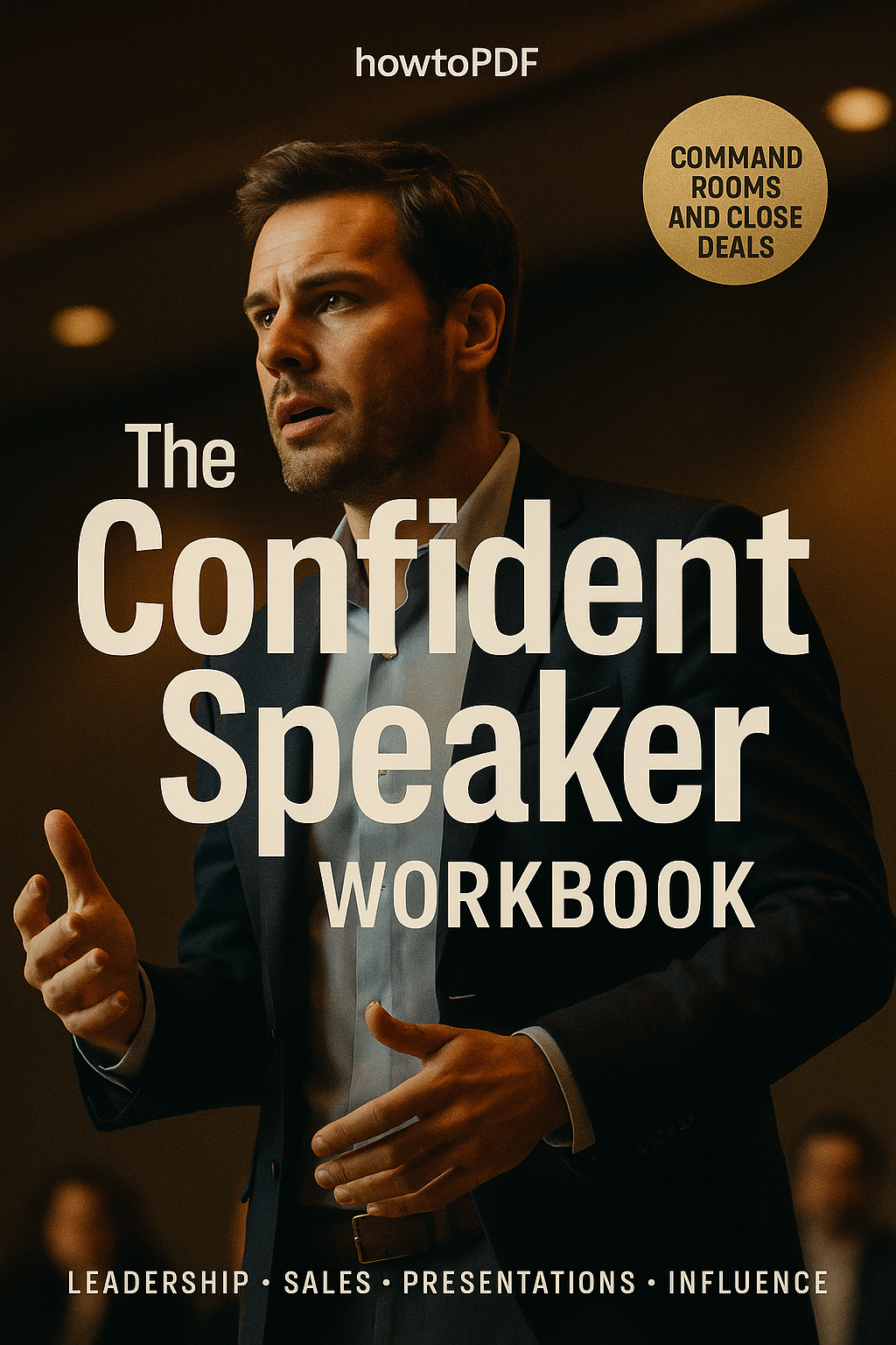 The Confident Speaker Workbook: Command Rooms and Close Deals digital guide cover