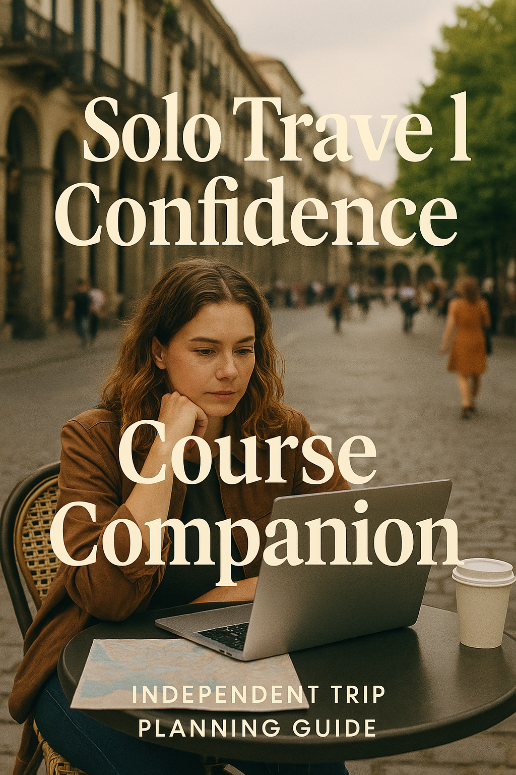 Solo Travel Confidence Course Companion: Independent Trip Planning Guide digital guide cover