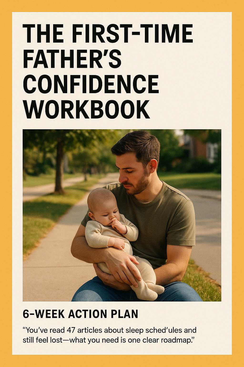 The First-Time Father's Confidence Workbook: 6-Week Action Plan digital guide cover