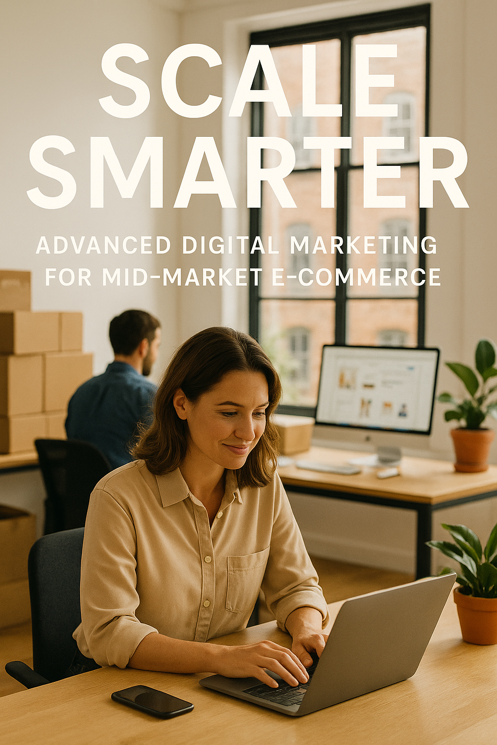 Scale Smarter: Advanced Digital Marketing for Mid-Market E-Commerce digital guide cover